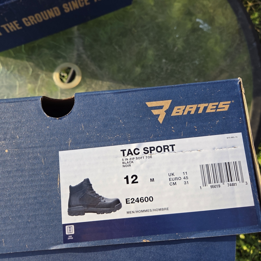 Bates Tac Sport 5-Inch Black Tactical Boot
